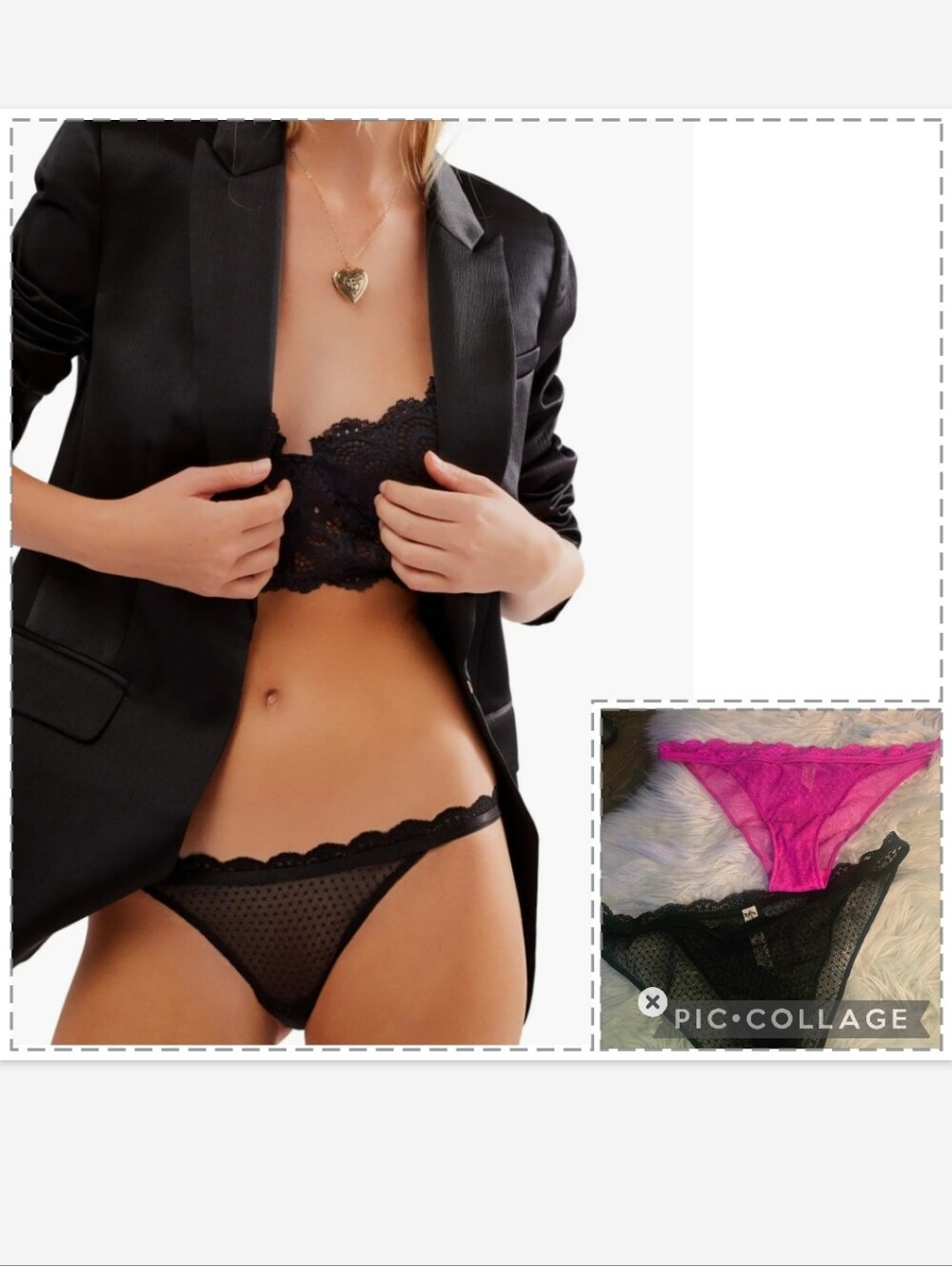 Intimately Free People - Midweek Bikini (2 Pairs) Pink & Black